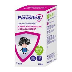 Santaderm Parasites Sampon Tratament Paduchi + Pieptene 150ml