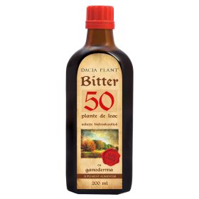 Bitter 50 Plante de Leac cu Ganoderma tinctura 200ml