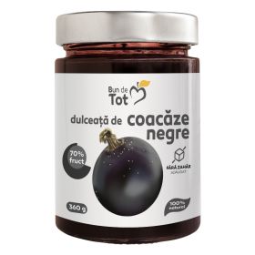 Bun de Tot Coacaze Negre dulceata fara zahar - 360g