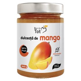 Dulceata de mango, 100% NATURAL, fara zahar adaugat, fara chimicale 