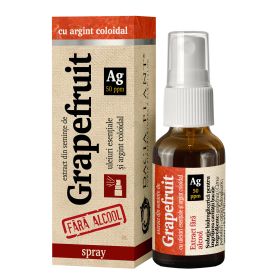 Grapefruit cu Argint Coloidal fara alcool spray 